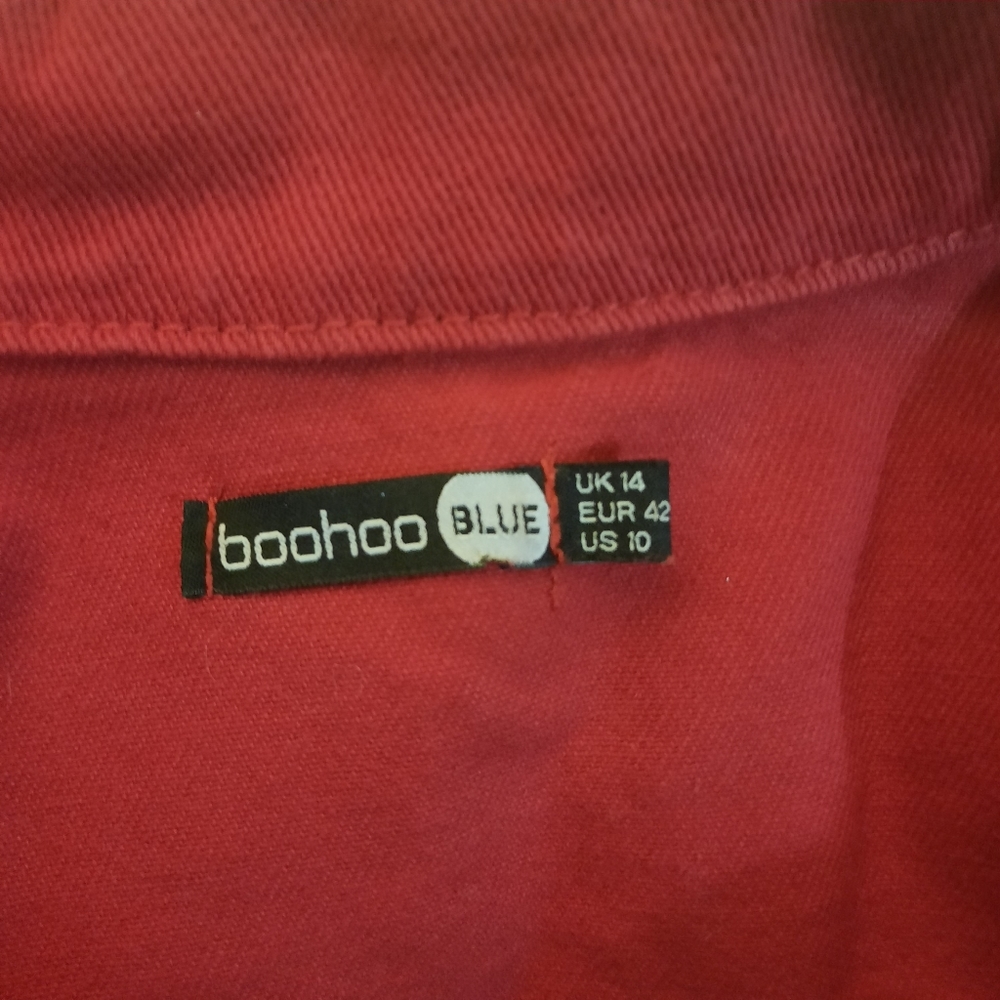 Red Denim Jacket - Picture 5 of 5